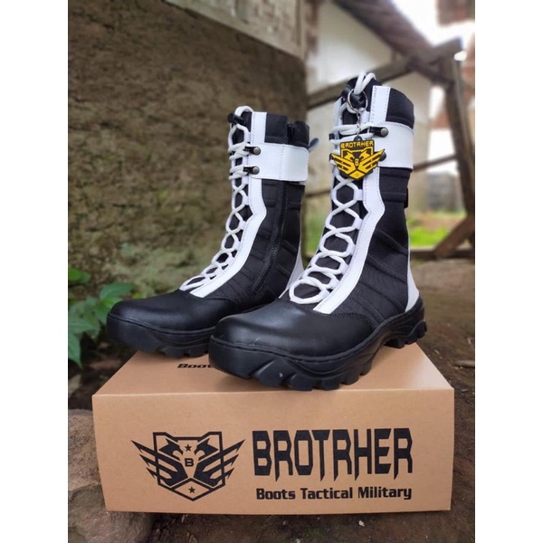 sepatu pdl provos polri model njm titan merk brotrher