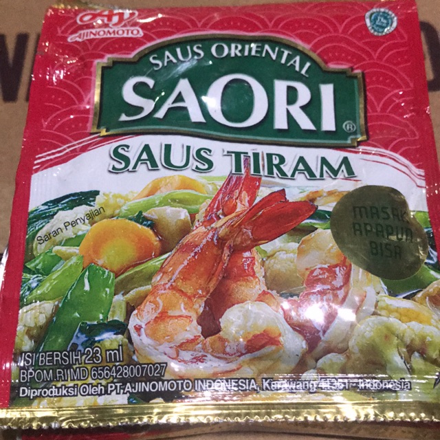 

SAORI SAUS TIRAM SACHET 23ml