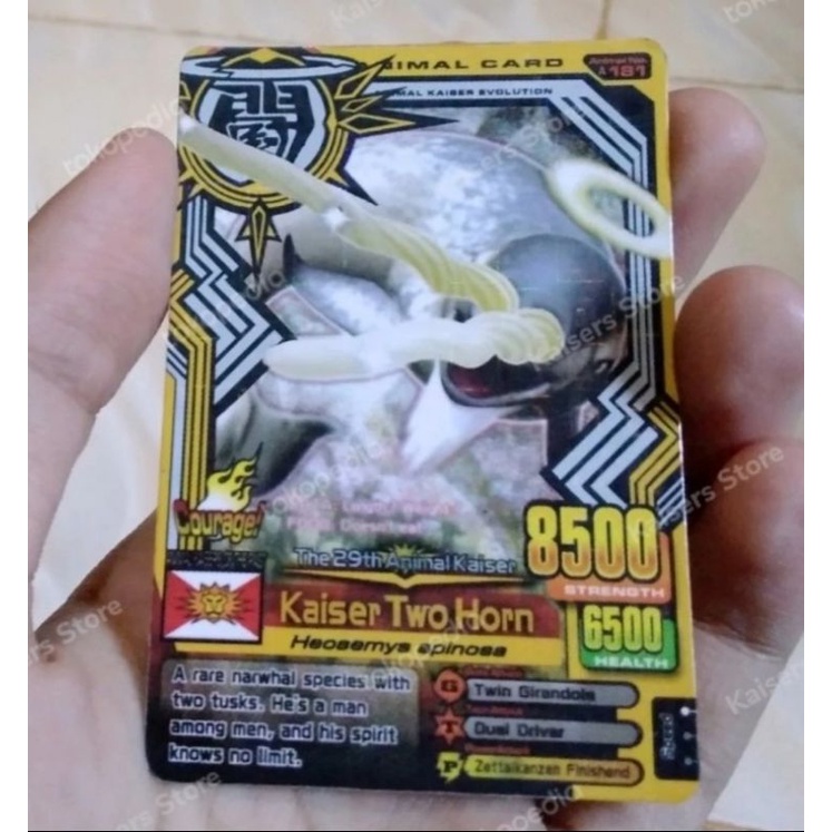 KAISER TWO HORN Animal Kaiser Evo.7 LANGKA BONUS BEBERAPA KARTU RANDOM