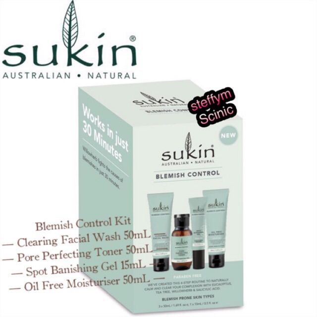 sukin acne kit