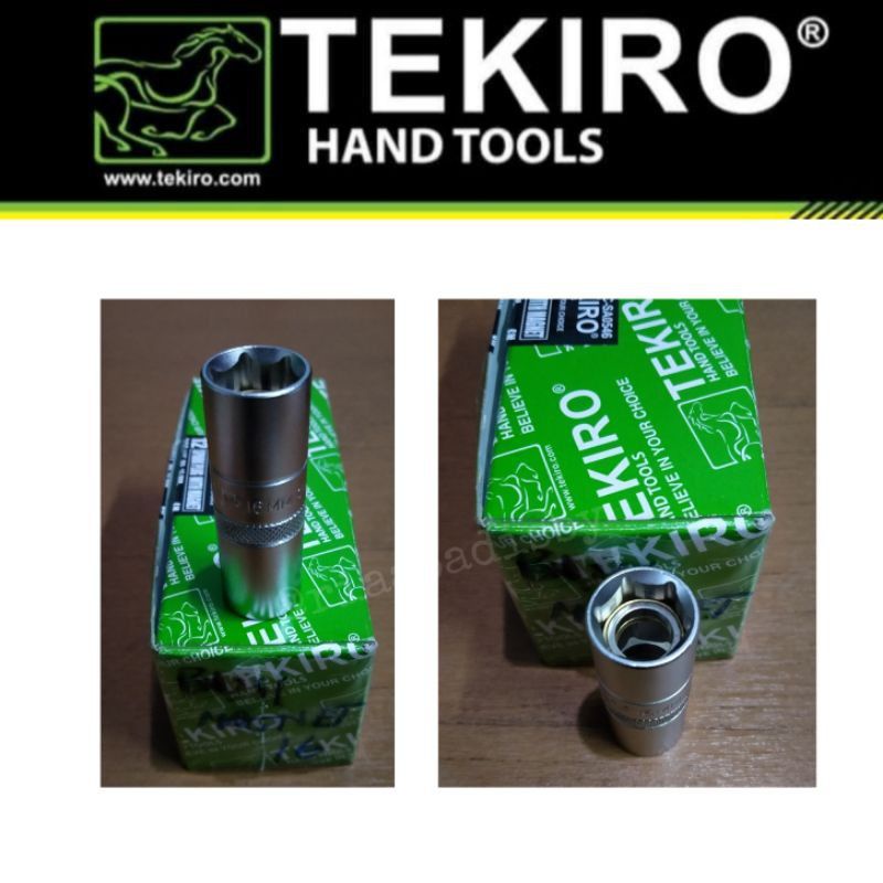 MATA SOCK BUSI TEKIRO ½ ⅜ SPARK PLUG TEKIRO KUNCI BUSI