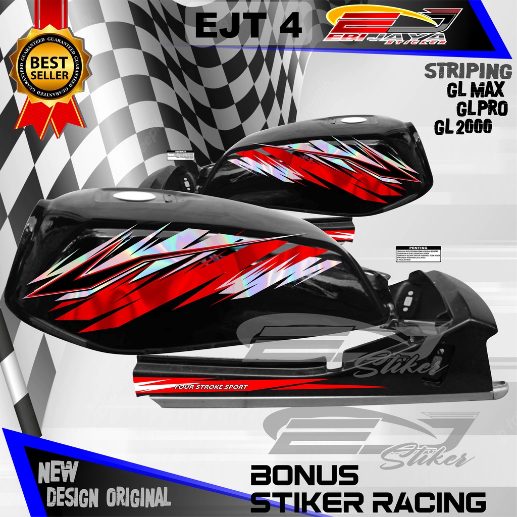 STIKER STRIPING GL HOLOGRAM / STRIPING GL MAX VARIASI HOLOGRAM / STRIPING GL HOLOGRAM