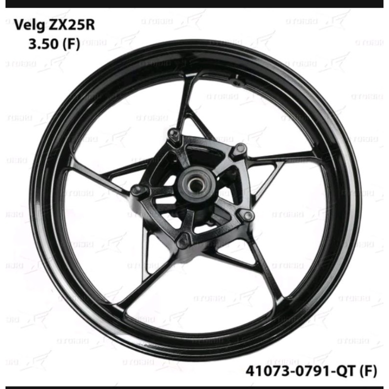 velg Kawasaki zx25r depan Kawasaki ori