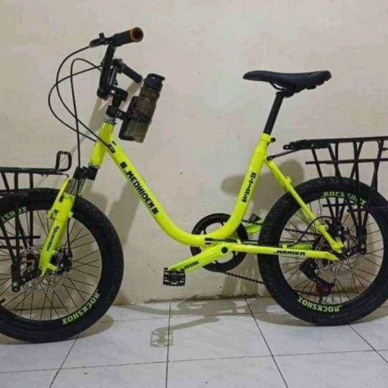 rak panier touring bagasi boncengan depan sepeda