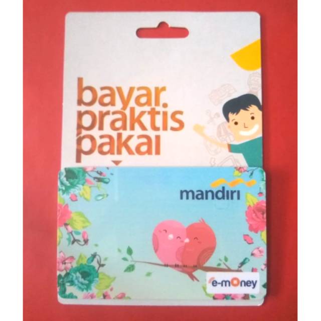 ///KADO VALENTINE/// Mandiri eMoney Flowering Love ORI /Like eTOLL Tapcash Flazz or Brizzi