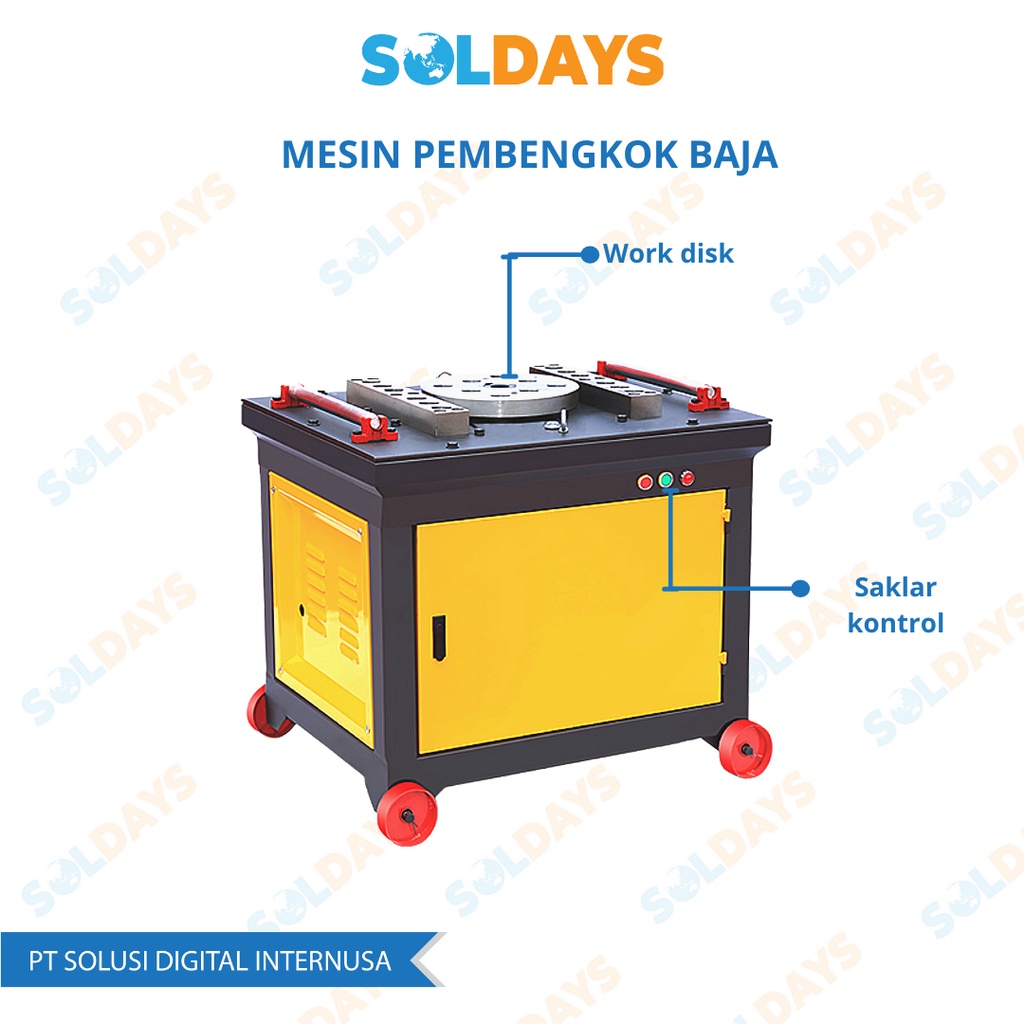 Rebar Bending Machine/50 weighted/Mesin Pembengkok Batang Baja