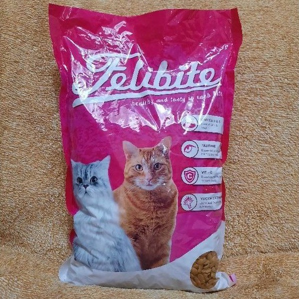 PAKAN KUCING FELIBITE - KIBBLE Ikan 500gram