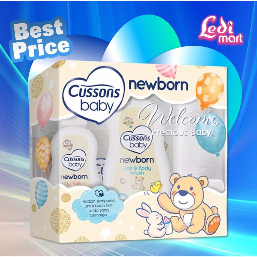 ORIGINAL Cussons Baby NewBorn Series / Cussons New Born / Cussons Wipes Sensitive / LEDI MART