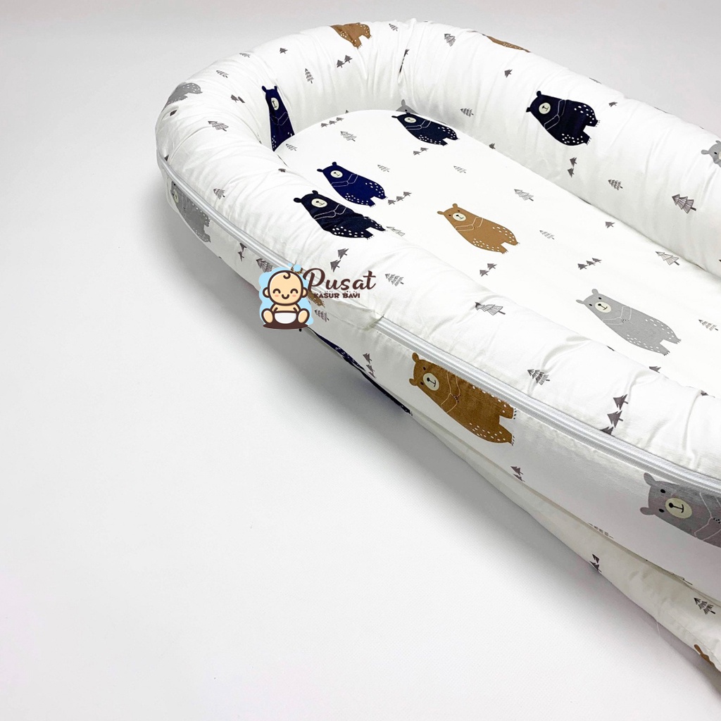 ( SARUNG BISA DI LEPAS ) KASUR BAYI BABY NEST SET BEDCOVER