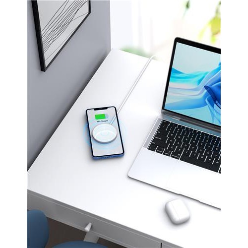 wireless charger choetech magnetic snap on 2a 15w type c fast charging for iphone Qi-enabled T517 F