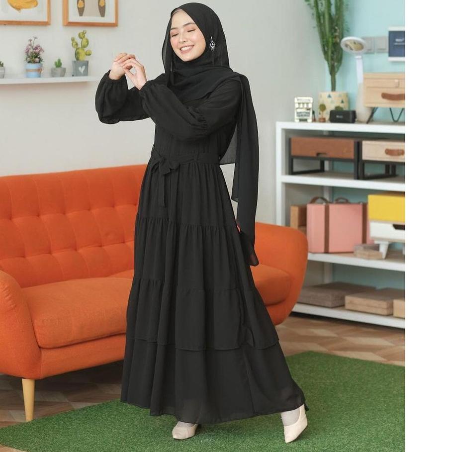 ilook | Belani Maxi Dress | Gamis Polos Remaja | Dress Muslim Wanita