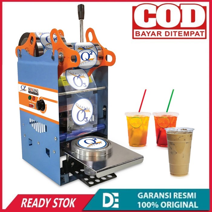 Mesin pres Gelas Plastik Sealing Machine Plastik Mesin Cup Q2