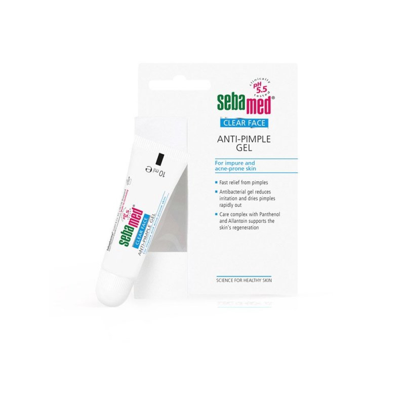 Sebamed ClearFace Anti Pimple Gel (10ml)  ✔BPOM ✔Ori - Obat Jerawat / Penghilang Jerawa