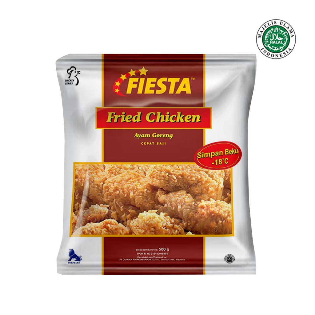 Fiesta Fried Chicken 500gr, Nugget Ayam, Halal