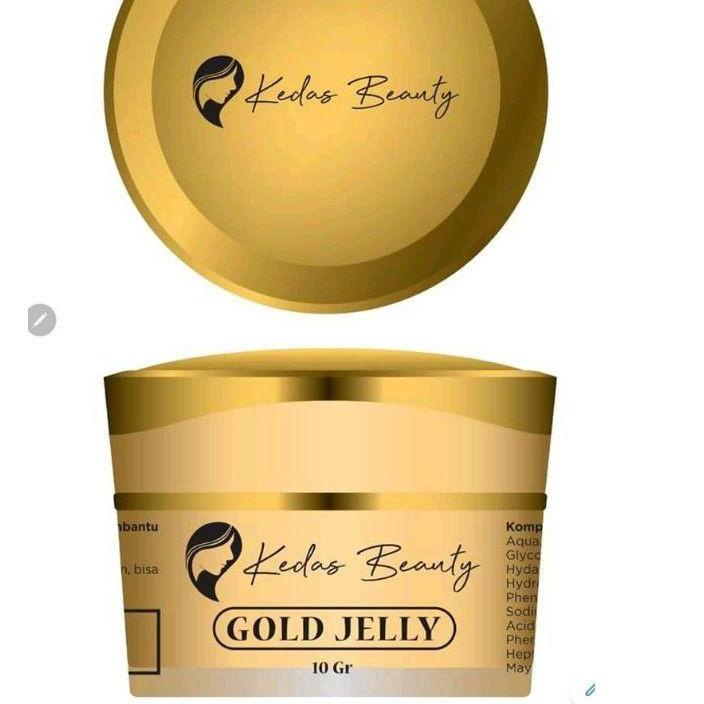 3.3 (Ready Siap Kirim) Gold Jely Kedas Beauty Original 100% Pemutih Wajah BPOM Aman Bumil Busui Remaja [KODE BARANG 458]-7