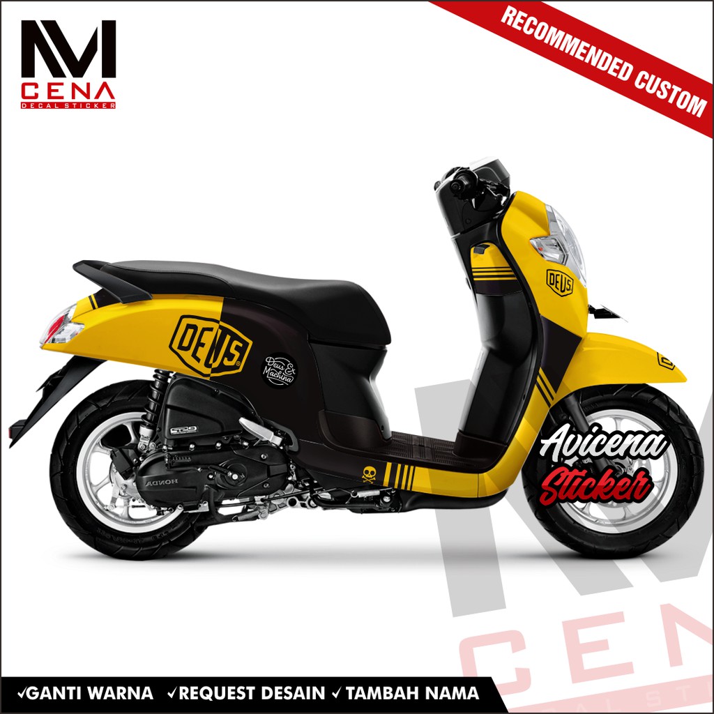 Sticker Decal scoopy full body Decal Sticker Scopy New Fi 2017 2018 2019 2020 Full Body Deus