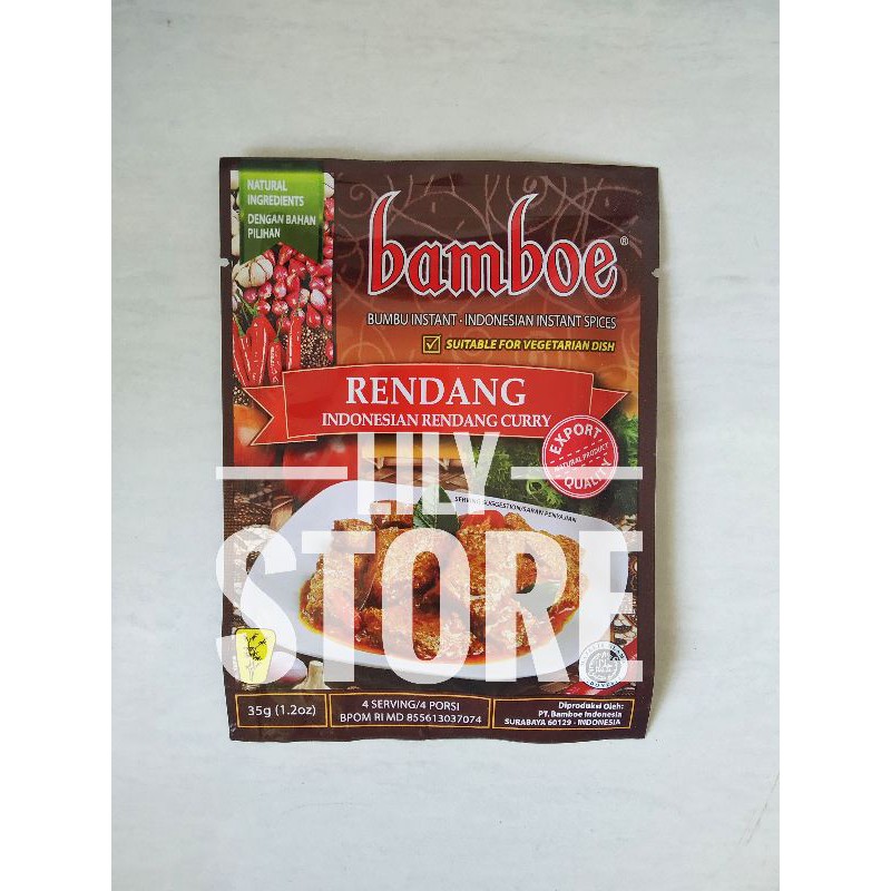 

Bamboe / Bambu Export Bumbu Rendang 35g