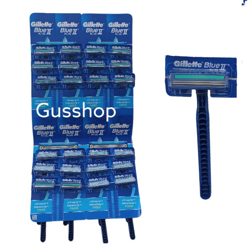 ALAT PISAU CUKUR JENGGOT BLUE  (ISI 24 PCS)