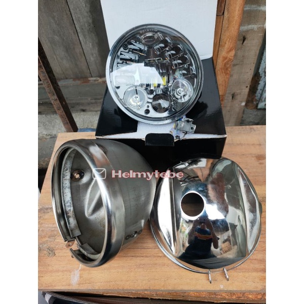 Headlamp batok lampu cb125 daymaker led16 cb gl mp tiger