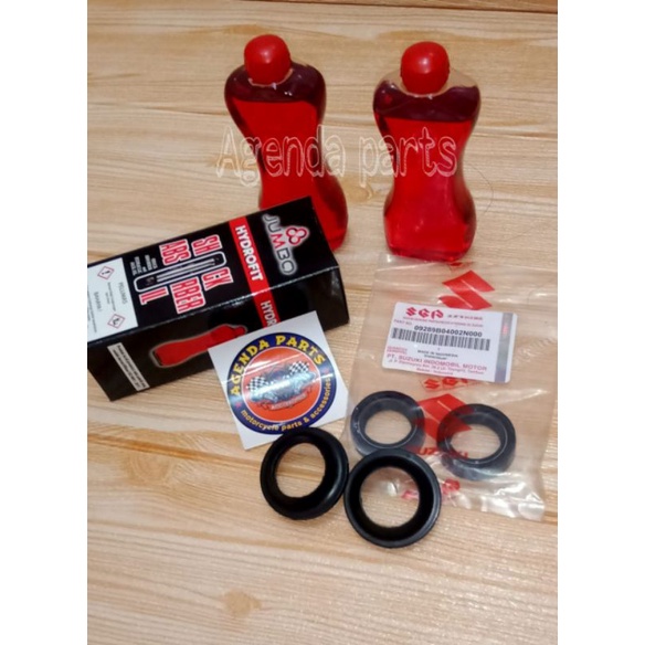 paket hemat seal shock depan-seal debu-oli shock-satria fu-spin-nex-shogun110-smash-bisa untuk bebek matic suzuki