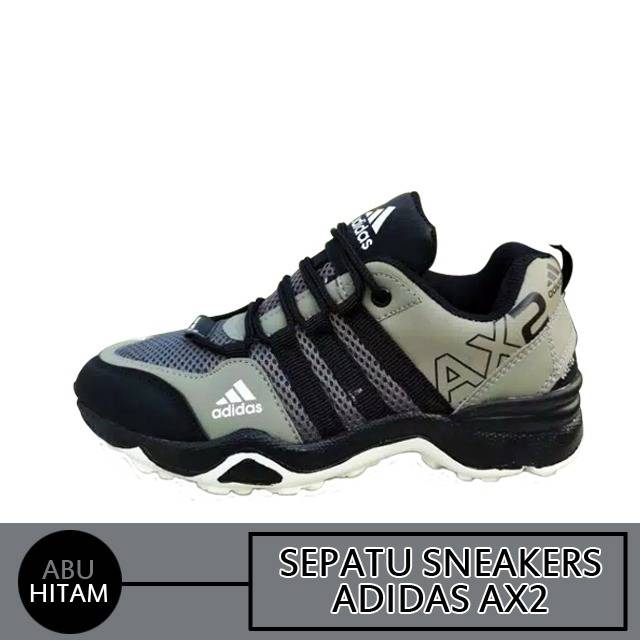 Sepatu sneakers adidas ax2 label vietnam abu hitam