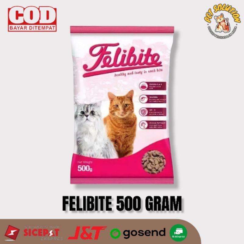 Felibite 500 Gram / Makanan Kucing Felibite / Makanan Kucing Murah