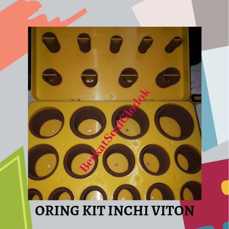 oring kit inchi viton coklat, oring set