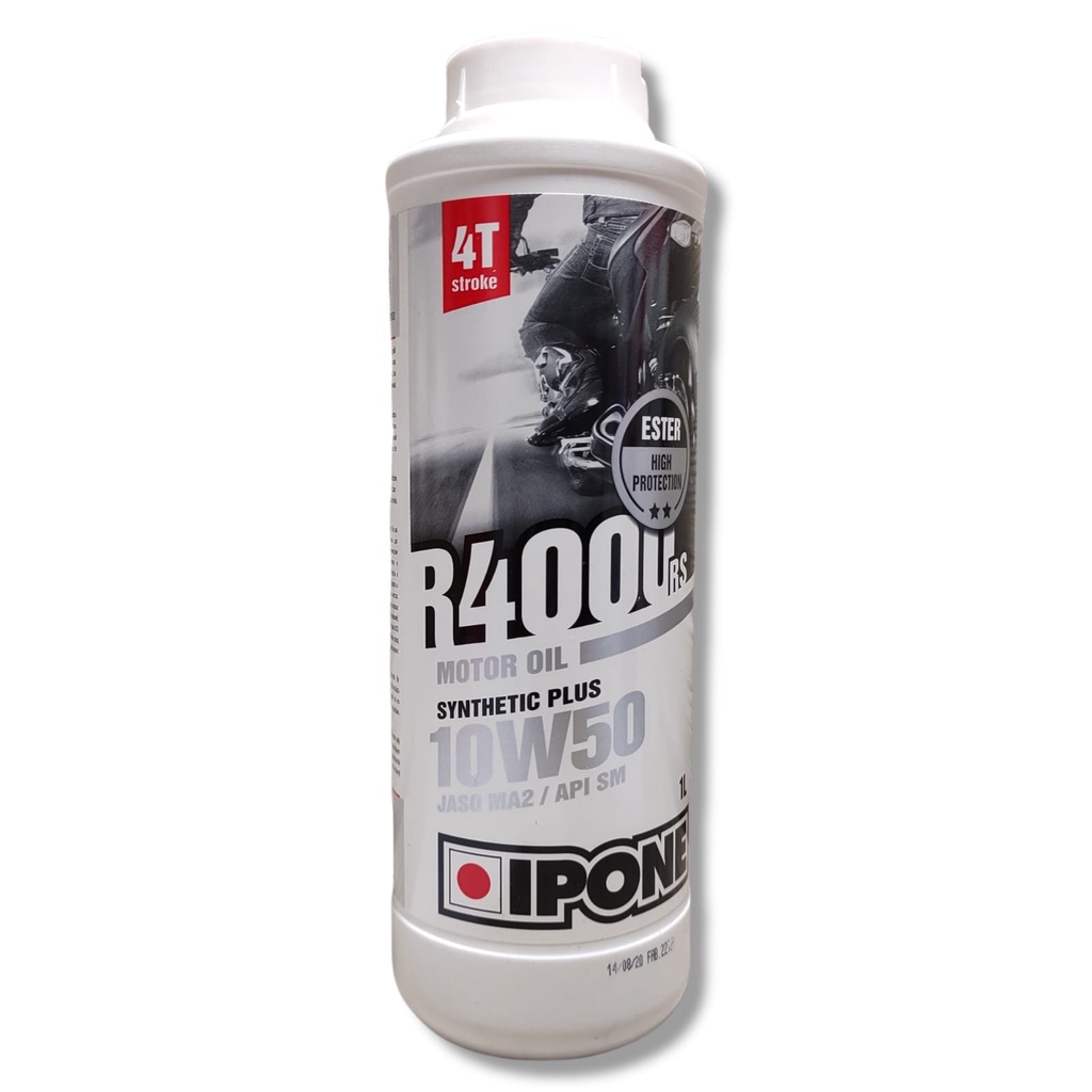 OLI IPONE R4000 RS 10W50 10W 50 ESTER MOGE NINJA 250 FI ASLI FRANCE