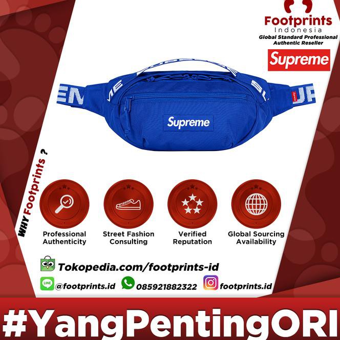 royal blue supreme fanny pack