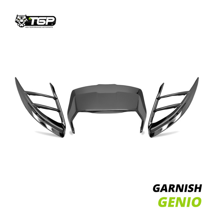 cover lampu depan lis garnish honda genio chrome