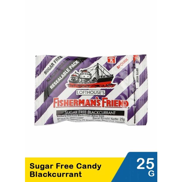 

Fisherman's Candy Sugar Free Blackcurrant 25G