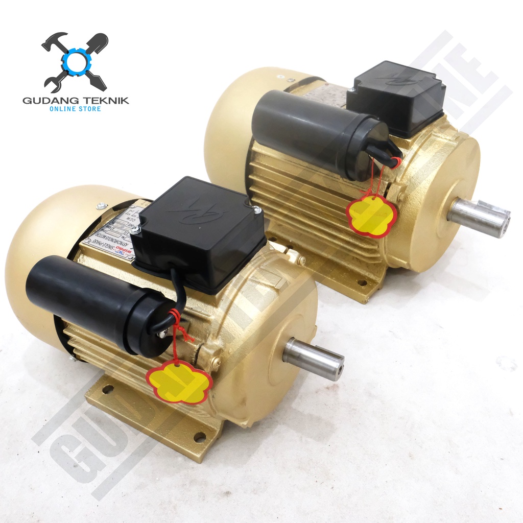 Dinamo Motor Penggerak 3Hp 2P 1Ph 2850Rpm WIPRO - Dinamo Elektro Motor LISTRIK WIPRO 3 Hp 4P 1 Phase 1450Rpm