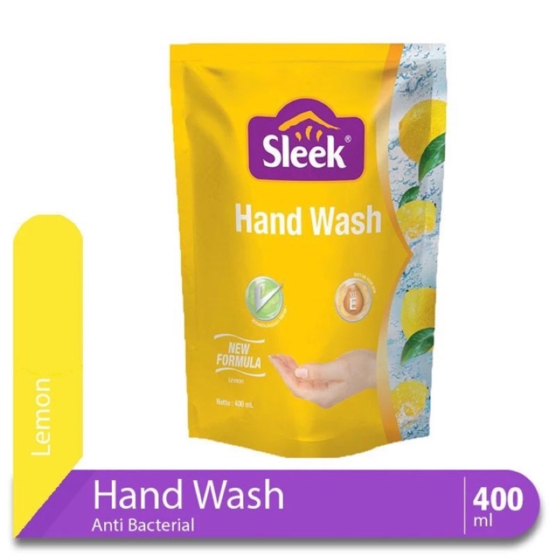 SLEEK Hand Wash Sabun Cuci Tangan Refill Pouch 400 ml