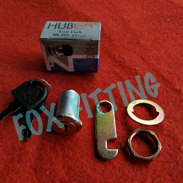 Kunci Loker Kait Cam Lock 25 mm / Locker / Lemari  / Box Panel / Box Motor  merk Huben HL 103-25
