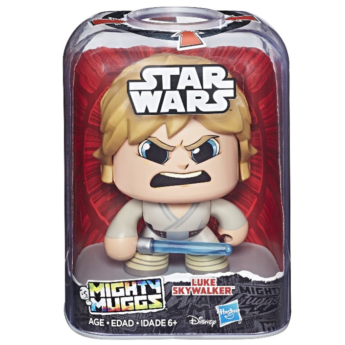 Star Wars Mighty Muggs Luke Skywalker 10cm Sale Original Hasbro - attack on starkiller base roblox