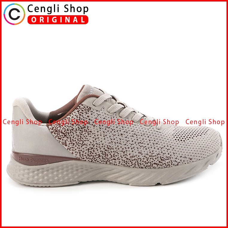 SEPATU SNEAKER PRIA HUSH PUPPIES ORIGINAL CASUAL KETS HIJAU HM015