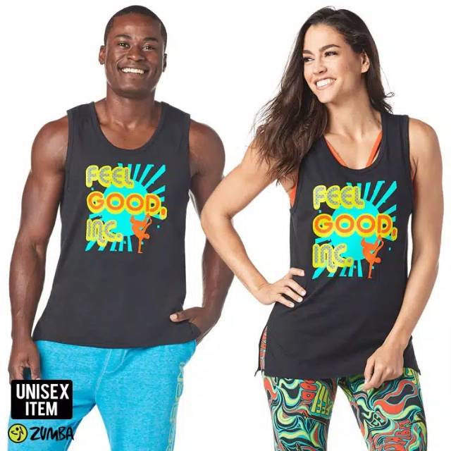 Atasan Tanktop Zumba Wear Ready Stock