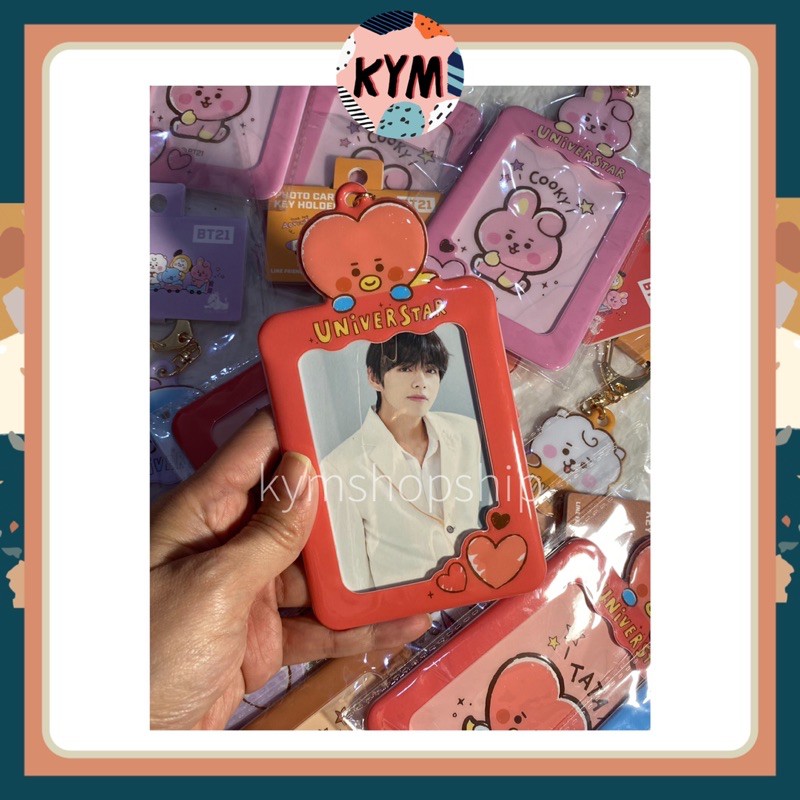 BT21 Japan Photo Card Holder Keyring
