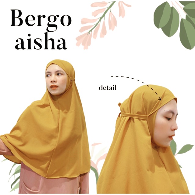 bergo khimar diamond