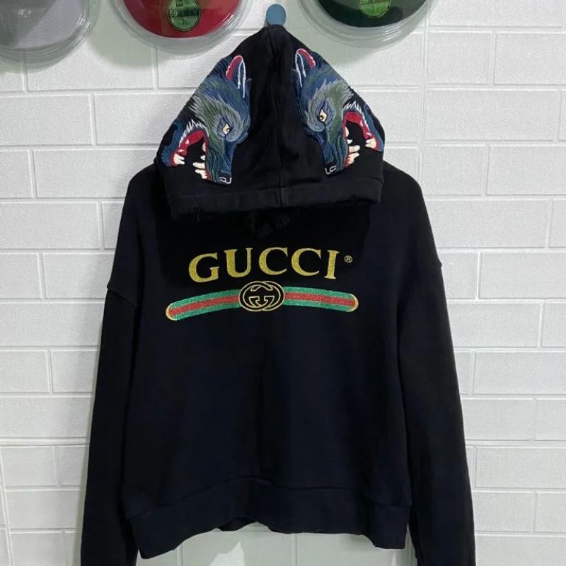 sweater hoodie pria Gucci second original