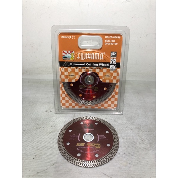 diamond cutting wheel turbo fujiyama / mata pisau potong keramik / mata pisau gerinda potong keramik / mata pisau potong keramik basah dan kering