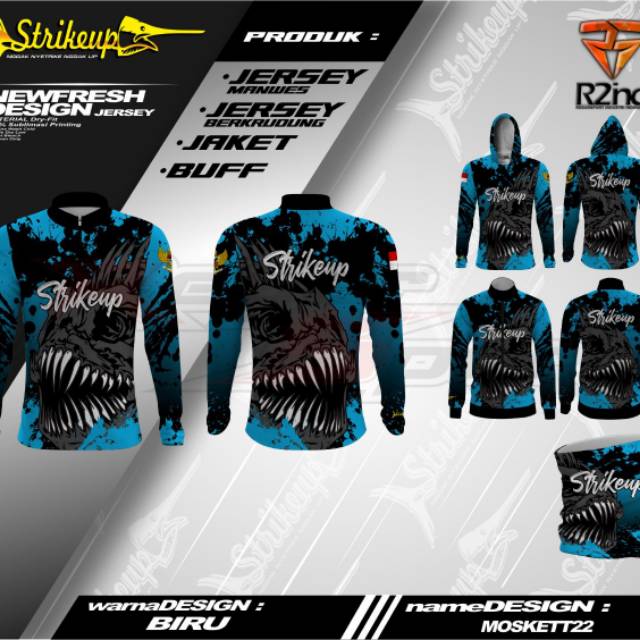 Jersey mancing printing