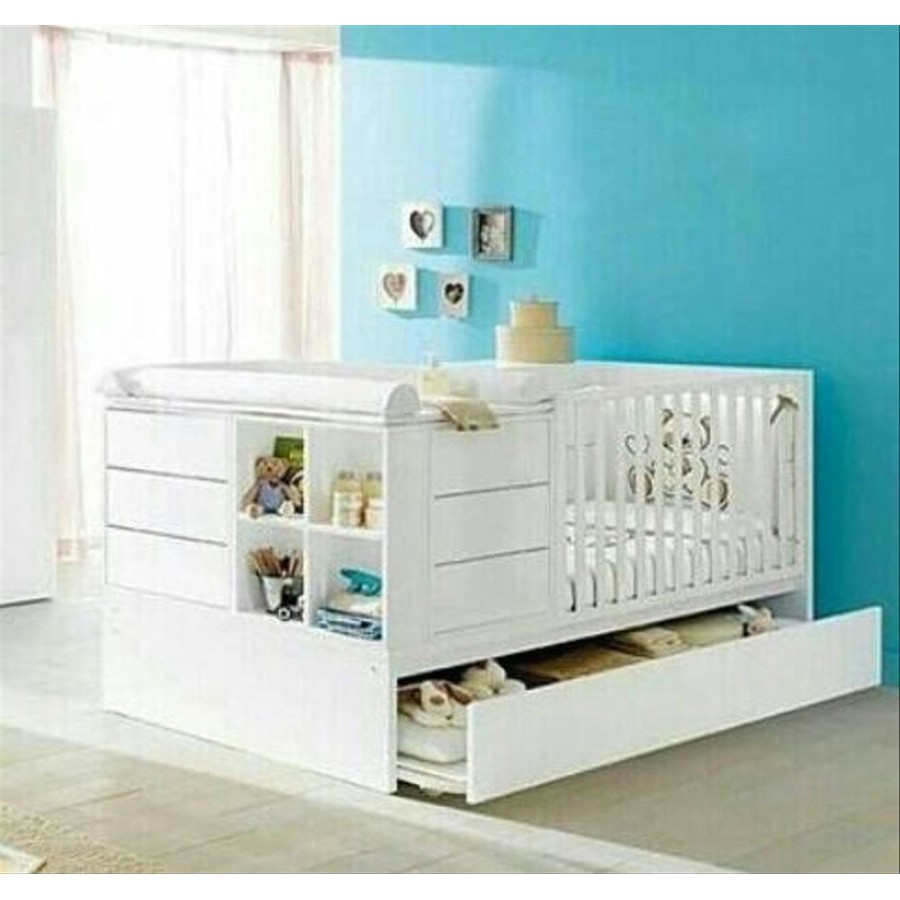 box bayi kayu jati Duco Minimalis Mebel Jepara