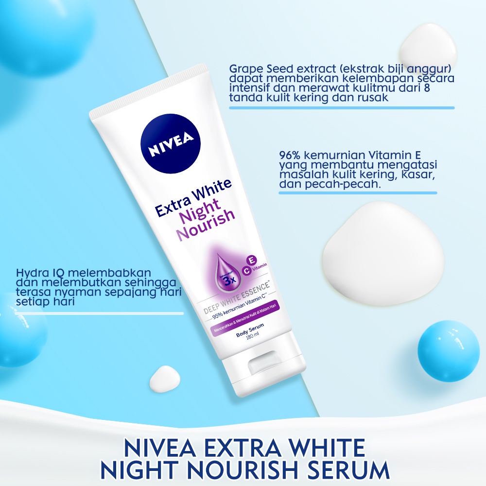 Nivea Extra White Body Serum 180ml