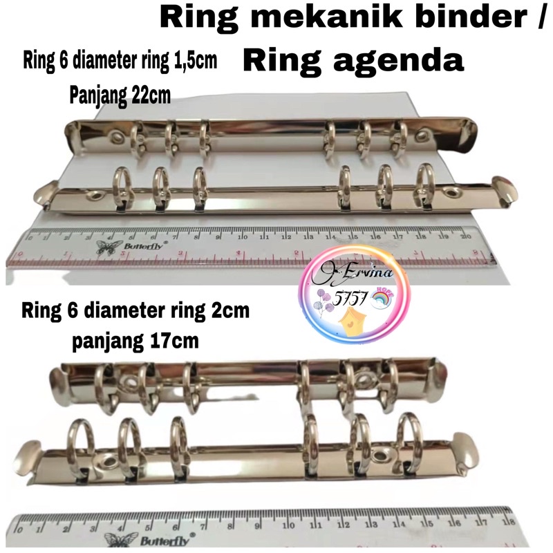 1pcs ring mekanik binder / ring agenda