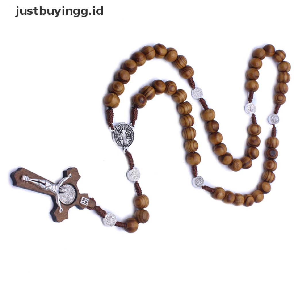 Kalung Rosario Katolik Handmade Dengan Manik-Manik Bulat