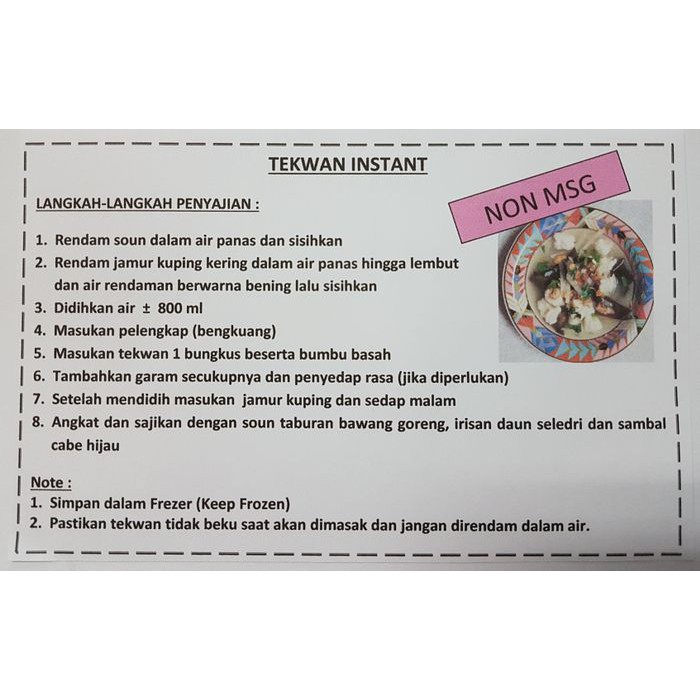 

Buruan Beli - Tekwan