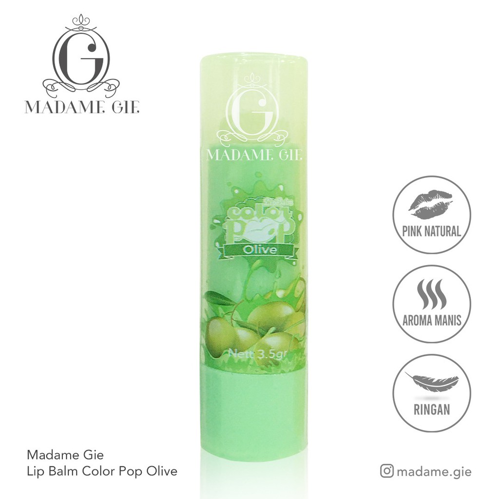 ★ BB ★ Madame Gie Color Pop Lip Balm Fruity New Edition