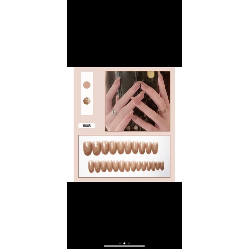 24 Pcs Fake nails / kuku palsu / Nails art (R065)