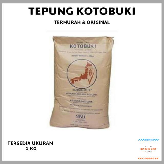 

Tepung KOTOBUKI 1 kg Repack ORIGINAL